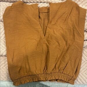Target Women's Brown V-Neck Blouse